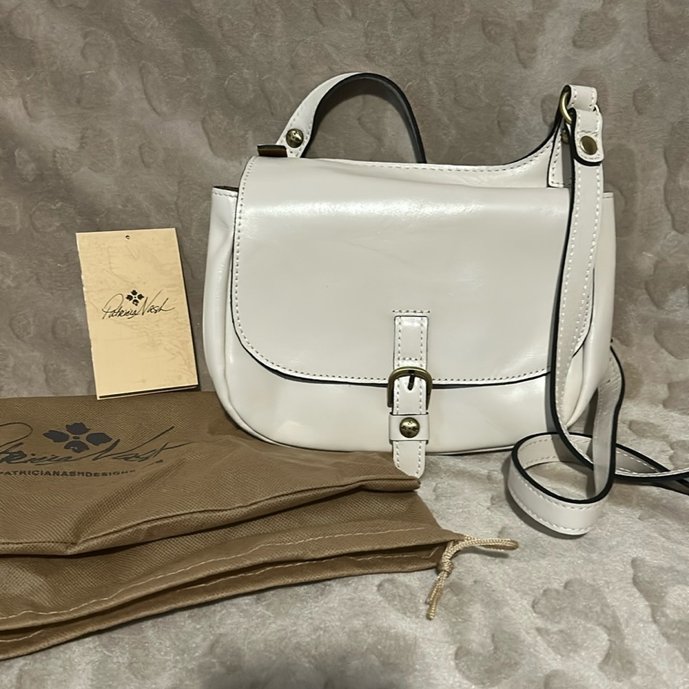 Patricia Nash Distressed Vintage Leather Claretta Saddle Bag